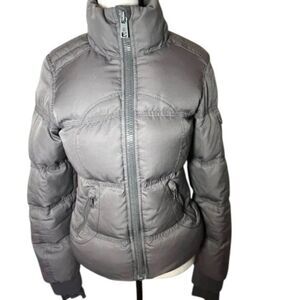 Lululemon Athletica Gray Puffer Goose Down & Feather Jacket- Size 4